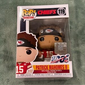 Funko Pop Patrick Mahomes II #119 Chiefs NFL 100 Football Vinyl Figure NIB